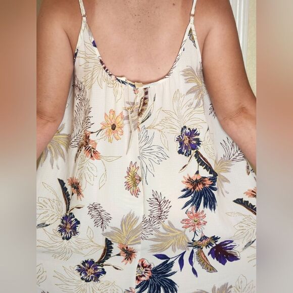 NWT Lovestitch One Size Slvless Floral Print Up/ Down Women's Maxi Dress - Picture 6 of 14